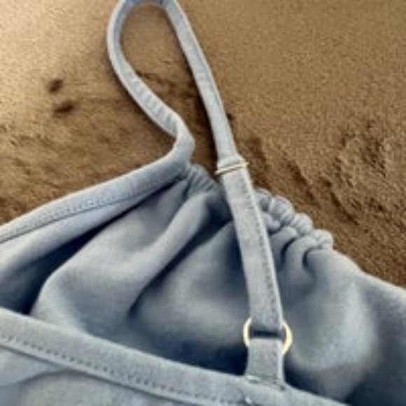 FOREVER 21 Baby Blue Cropped Top - Picture 4 of 4